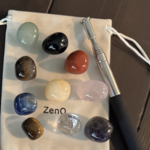 Image of 10 stone magnetic toppers for pointer.