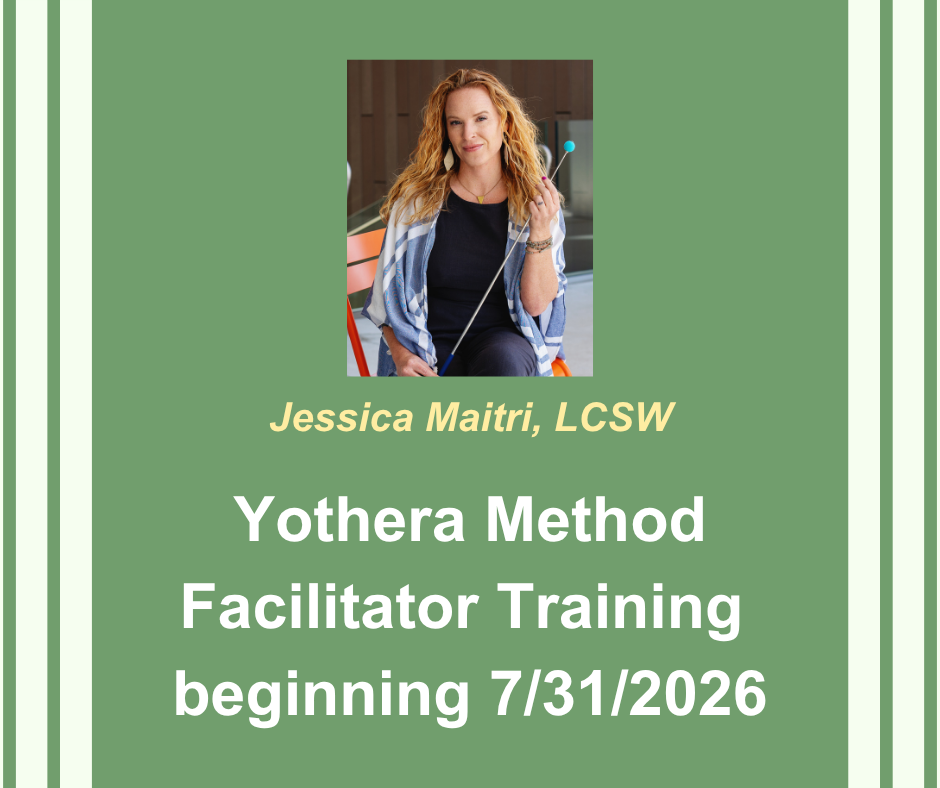 Image of Jessica Maitri, LCSW. Yothera Method Facilitator Training beginning July 31, 2026.